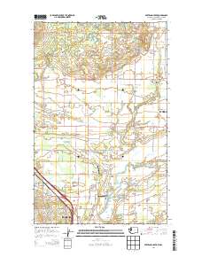 Bertrand Creek 2014 topographic map thumbnail