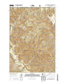 Big Huckleberry Mountain 2014 topographic map thumbnail