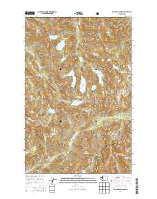 Big Snow Mountain 2014 topographic map thumbnail