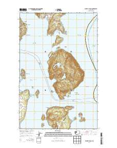 Blakely Island 2014 topographic map thumbnail
