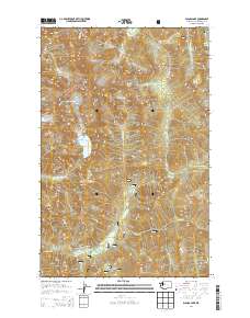 Blanca Lake 2014 topographic map thumbnail