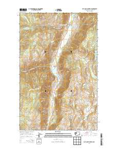 Blue Goat Mountain 2014 topographic map thumbnail