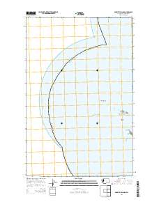 Bodelteh Islands 2014 topographic map thumbnail