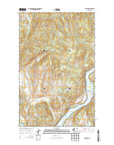 Bossburg 2014 topographic map thumbnail