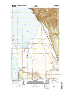Bow 2014 topographic map thumbnail