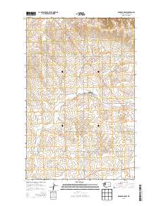 Broadax Draw 2013 topographic map thumbnail