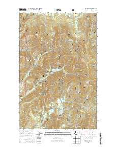 Browns Lake 2014 topographic map thumbnail