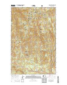 Buck Mountain 2014 topographic map thumbnail