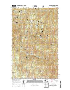 Buckhorn Mountain 2014 topographic map thumbnail