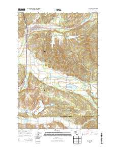Bucoda 2013 topographic map thumbnail