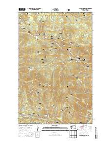 Bulldog Mountain 2014 topographic map thumbnail