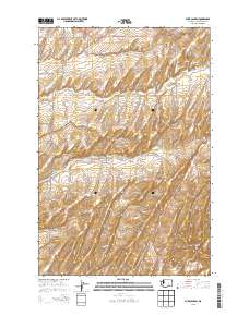 Burr Canyon 2013 topographic map thumbnail