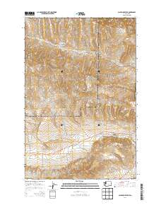 Cairn Hope Peak 2014 topographic map thumbnail
