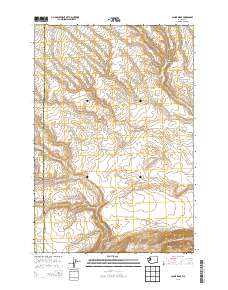 Canoe Ridge 2013 topographic map thumbnail