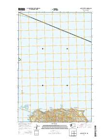 Cape Flattery 2014 topographic map thumbnail