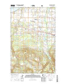 Carlsborg 2014 topographic map thumbnail