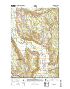 Carnation 2014 topographic map thumbnail