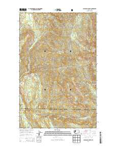 Cavanaugh Creek 2014 topographic map thumbnail