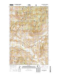 Cayuse Mountain 2014 topographic map thumbnail