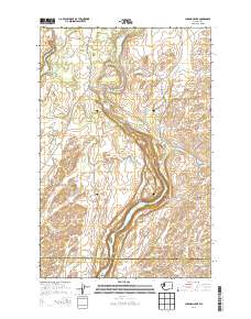 Chapman Lake 2014 topographic map thumbnail