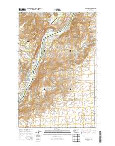 Chelan Falls 2014 topographic map thumbnail