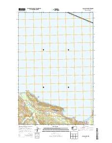 Clallam Bay 2014 topographic map thumbnail