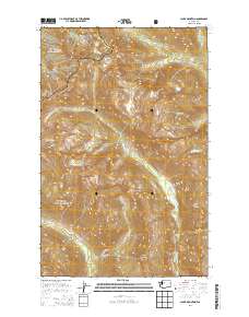 Clark Mountain 2014 topographic map thumbnail