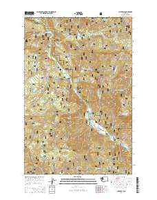 Cliffdell 2014 topographic map thumbnail