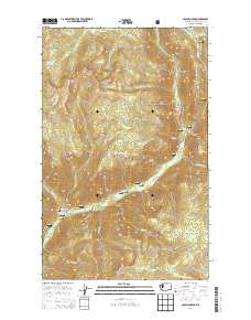 Coleman Peak 2014 topographic map thumbnail