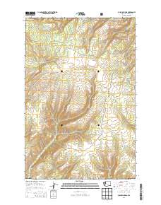 Colockum Pass 2014 topographic map thumbnail
