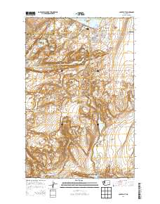 Coulee City 2014 topographic map thumbnail