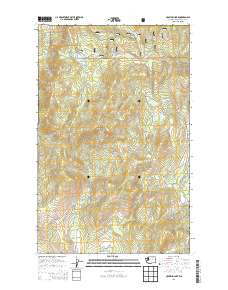 Crawfish Lake 2014 topographic map thumbnail