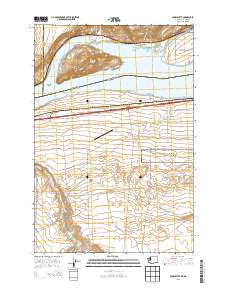 Crow Butte 2013 topographic map thumbnail