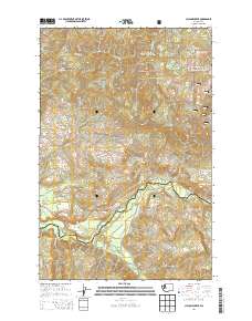 Cyclone Creek 2014 topographic map thumbnail
