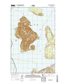 Cypress Island 2014 topographic map thumbnail