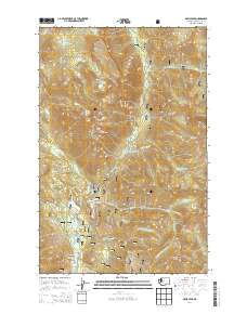 Davis Peak 2014 topographic map thumbnail