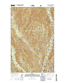Doe Mountain 2014 topographic map thumbnail