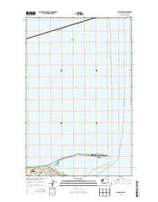 Ediz Hook 2014 topographic map thumbnail