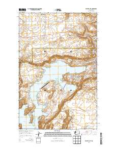 Electric City 2014 topographic map thumbnail