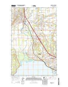 Ferndale 2014 topographic map thumbnail