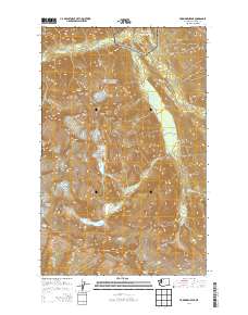 Forbidden Peak 2014 topographic map thumbnail