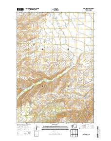 Fort Simcoe 2013 topographic map thumbnail