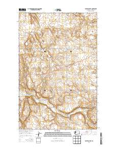 Foster Coulee 2014 topographic map thumbnail