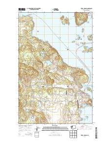 Friday Harbor 2014 topographic map thumbnail