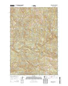 Georges Peak 2013 topographic map thumbnail
