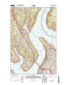 Gig Harbor 2014 topographic map thumbnail