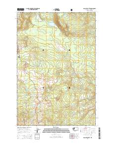 Glaciate Butte 2014 topographic map thumbnail