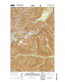 Glacier Peak East 2014 topographic map thumbnail