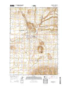 Goldendale 2013 topographic map thumbnail