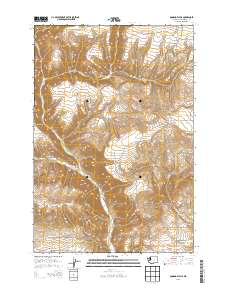 Goodnoe Hills 2013 topographic map thumbnail